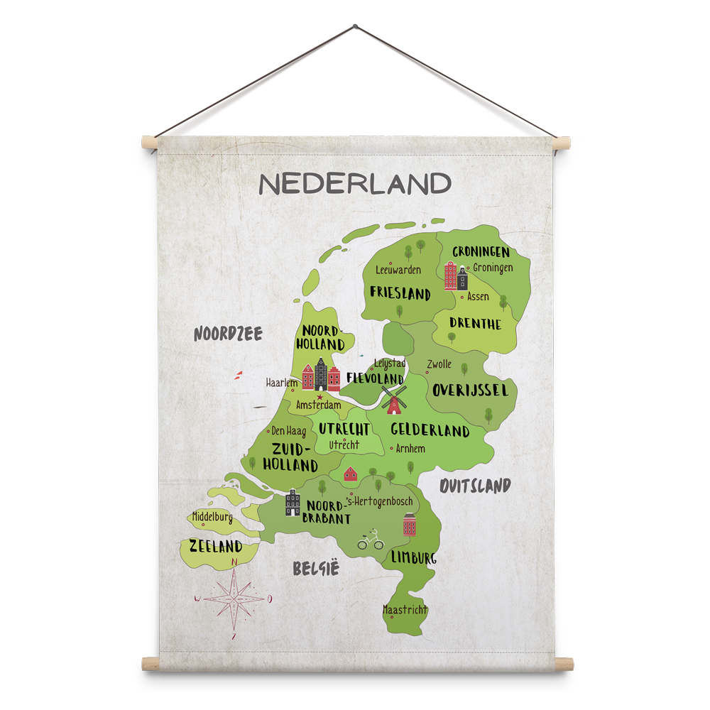 Nederlandse Kaart | Snoezig & Stoer